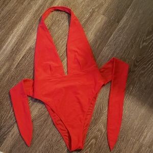 One piece bathing suit